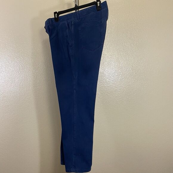 Van Heusen Flex Slim 32x29 Tech Pants Navy - Picture 3 of 16